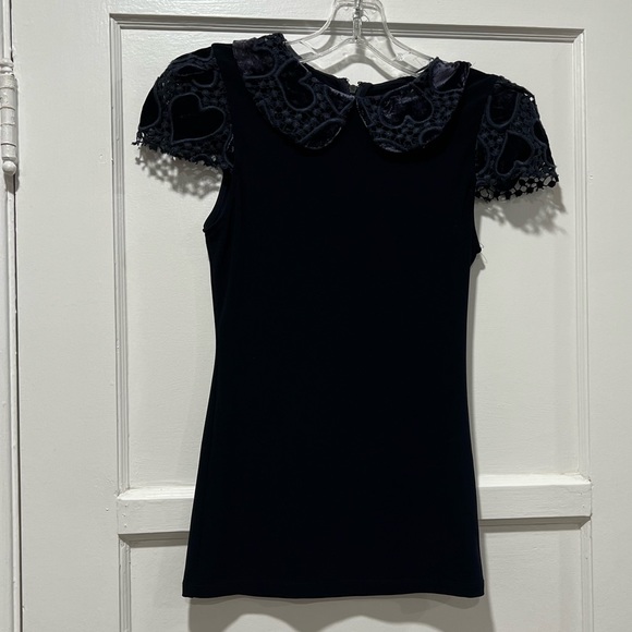 Alice and Olivia Peter Pan collar heart xs like new - Picture 4 of 4